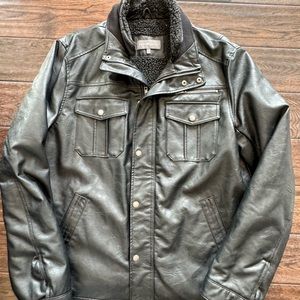Denver Hayes lined men’s leather jacket size large